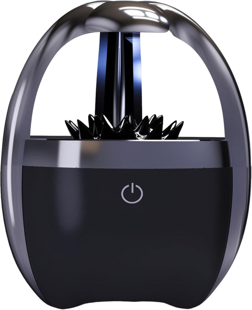 Ferrofluid Speaker Sound Visualizer - Dancing Ferrofluid Display Ferro Fluid, Small Transparent Bluetooth Magnetic Fluid Speaker Birthday Gifts for Men (Black)